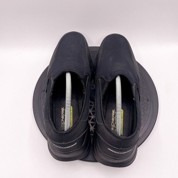 Skechers Equalizer Double Play Men Size 11 Black Shoes Slip On Loafer Low Top main image 6
